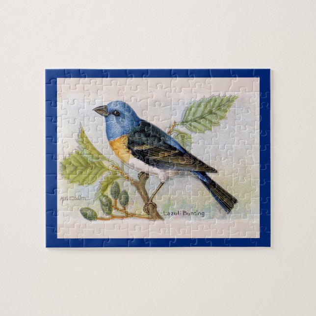 Lazuli Bund Bird Puzzle (Horizontal)