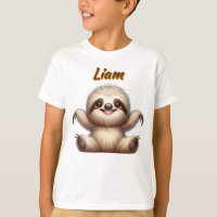 Lazy Baby Sloth - T-shirt pour enfants personnalis