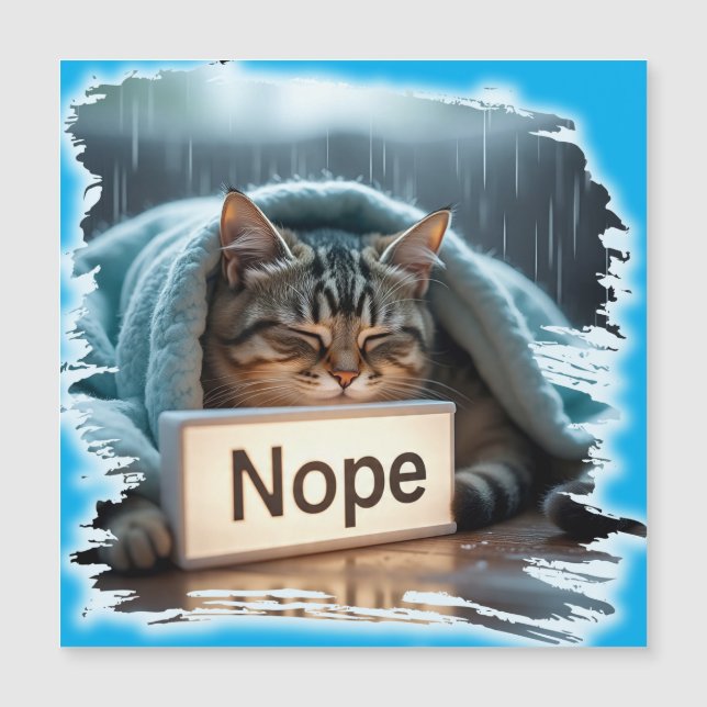 Lazy funny cat design (Devant)