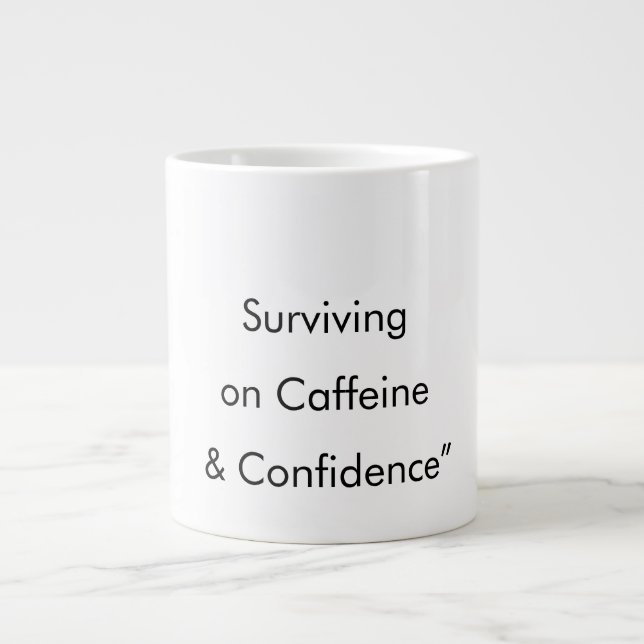 Lazy Genius Bold Caffeine Survival Mug (Devant)