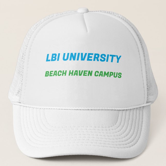 LBI UNIVERSITY TRADEMARKED CASQUETTE (Devant)