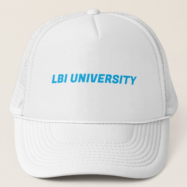 LBI UNIVERSITY TRADEMARKED CASQUETTE (Devant)
