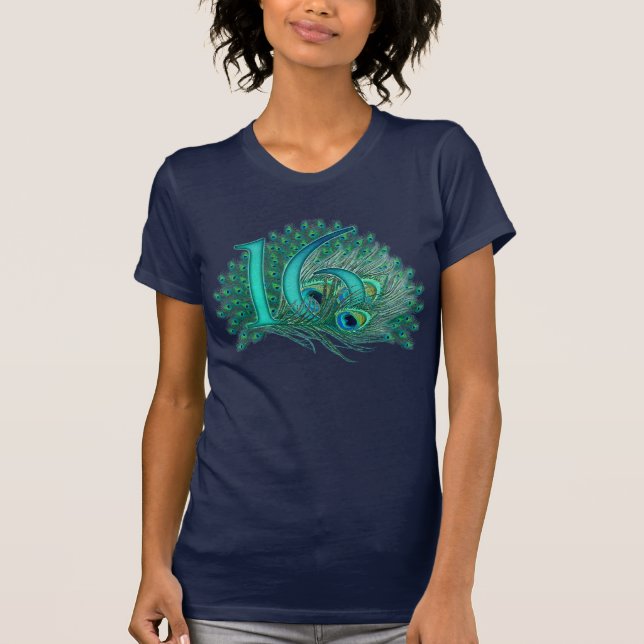 le 16ème anniversaire a décoré des T-shirts de (Devant)