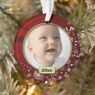 Le 1er Noël du Bébé Red Frame