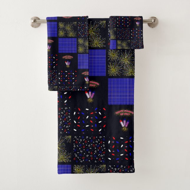 Le 4 juillet Patchwork Motif - le 4 juillet (En situation)