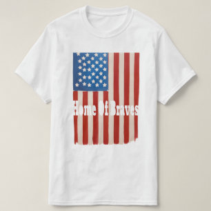 Le 4 Juillet T-Shirt Maison des Braves américains
