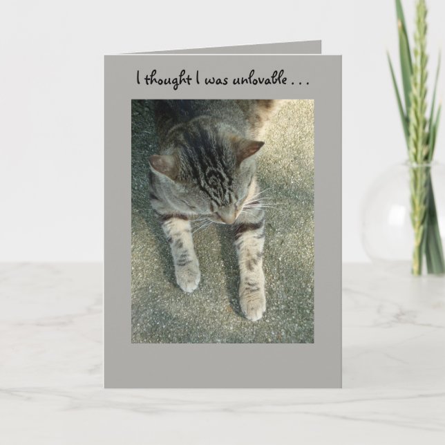 Le "amour secourt" la carte de voeux (Devant)