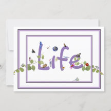 Le Baby shower de la nature : invitation