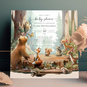 Le Baby shower des bois Laisser l'aventure commenc