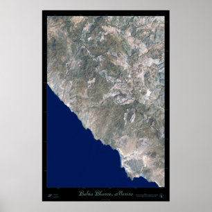 Le Bahia Blanco, affiche de satellite de