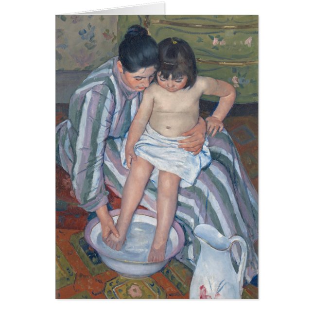Le bain de l'enfant, 1893 (huile sur la toile) (Devant)