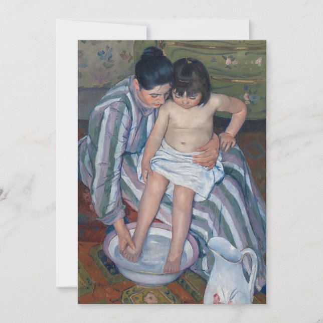 Le bain de l'enfant | Mary Cassatt (Devant)