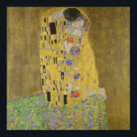 Le baiser de Gustav Klimt - poster<br><div class="desc">Le Kiss by Gustav Klimt est exposé au musée Österreichische Galerie Belvedere,  dans le palais du Belvédère,  à Vienne.</div>