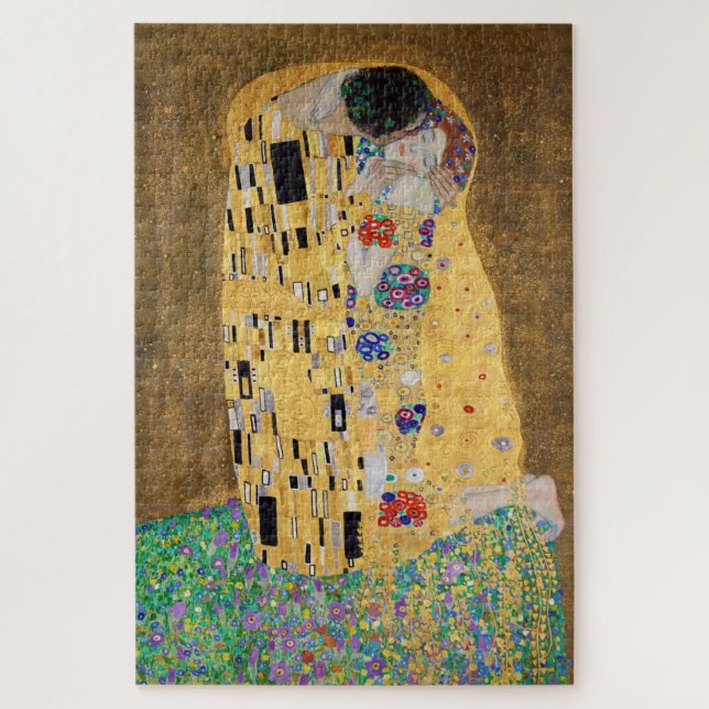 Le Baiser de Gustav Klimt Puzzle  (Vertical)