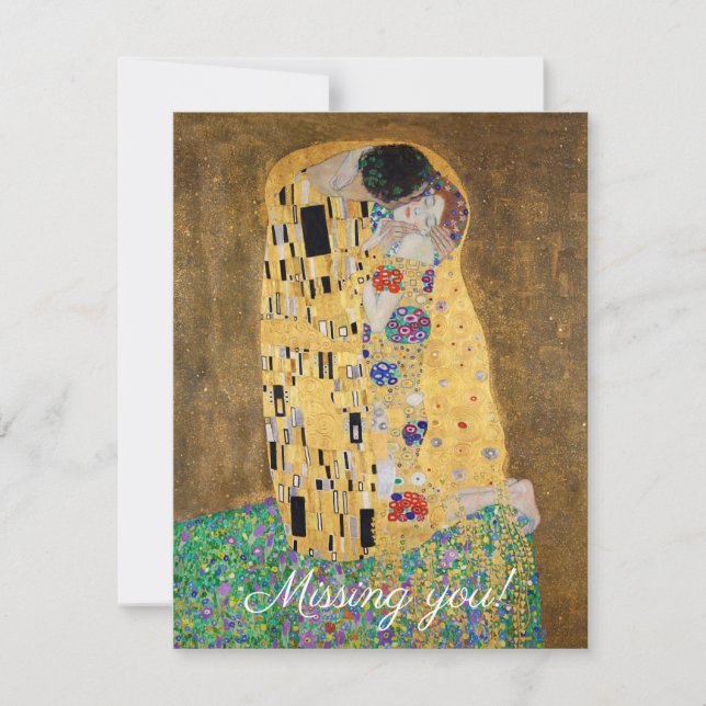 Le Baiser de Gustav Klimt Vous manque (Devant)