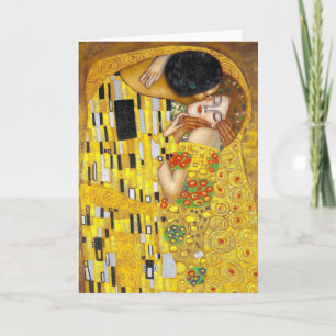 le baiser - Gustav Klimt Carte de voeux