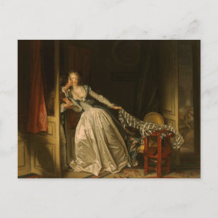 Le Baiser par Jean Honore Fragonard Carte Postale