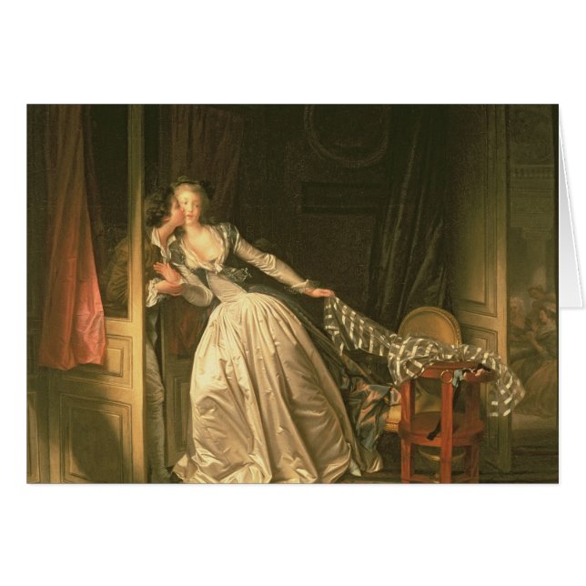 Le baiser volé, c.1788 (Devant horizontal)