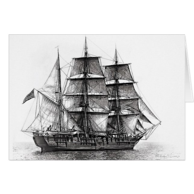 Le baleinier Charles W. Morgan (Devant horizontal)