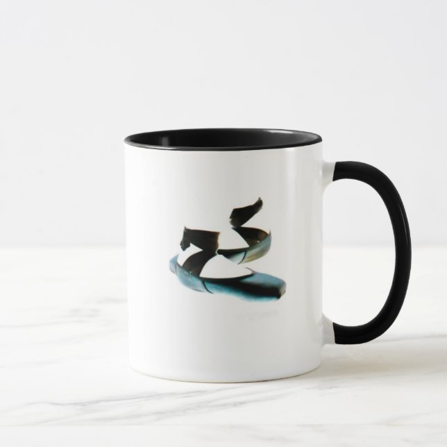 Le ballet Pointe chausse la tasse (noir et blanc) (Droite)