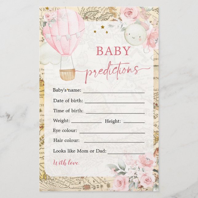 Le ballon d'air n'est-elle pas des prédictions enn (Devant)