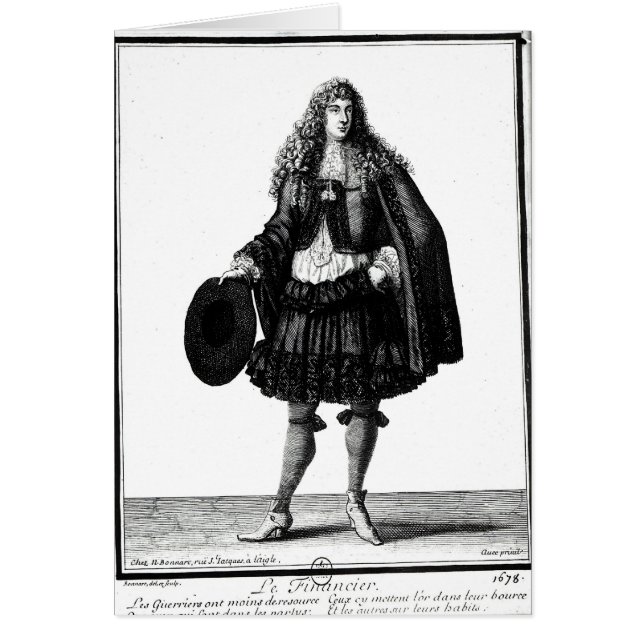 Le banquier, 1678 (Devant)