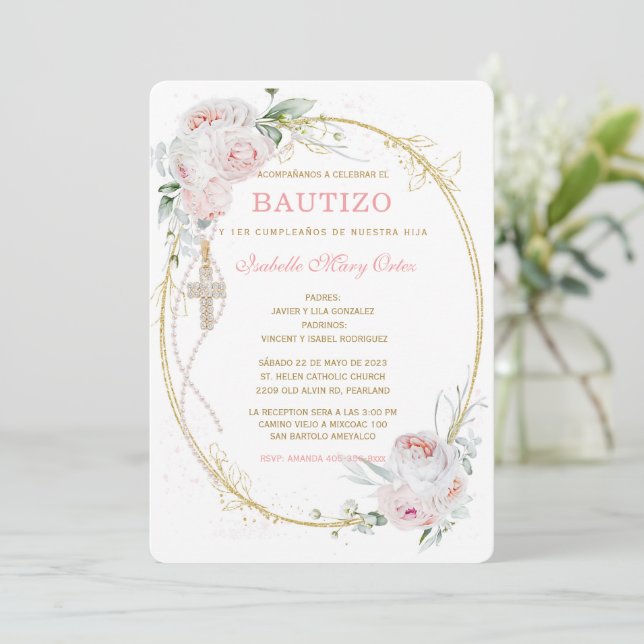 Le Baptême et Première Année invitation de notre f (Debout devant)