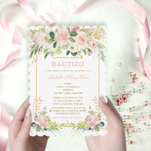 Le Baptême et Première Année invitation de notre f