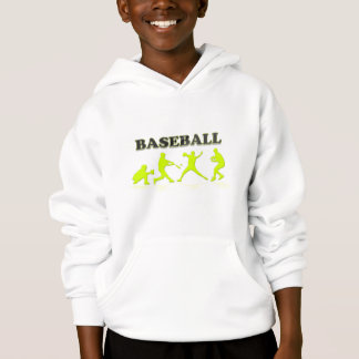 Le base-ball silhouette le sweat - shirt à capuche