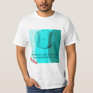 Le baseball était un T-shirt israélien