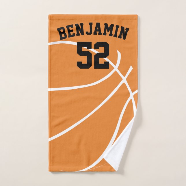 le basket-ball folâtre la serviette, serviette de (Serviette à main)