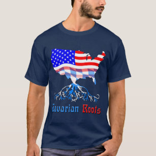 Le Bavarois américain enracine le T-shirt