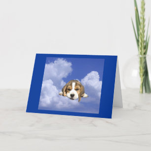 Le beagle vous aimant est carte merveilleuse