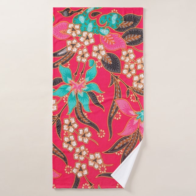 Le beau art malaisien et indonésien Bati (Serviette de bain)