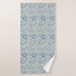 Le beau motif floral de William Morris, bleu,