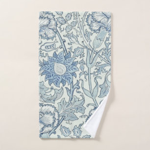 Le beau motif floral de William Morris, bleu,