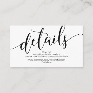 Le beau site Web de mariage détaille la carte de