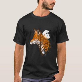 Le beau T-shirt animal de la Renard des Arbres