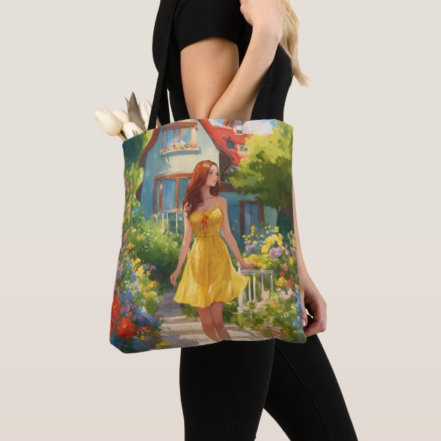 Le beau tote bag (moyen) (De près)