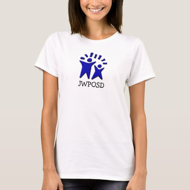 Le bébé adapté par blanc des dames - T-shirt de (Devant)