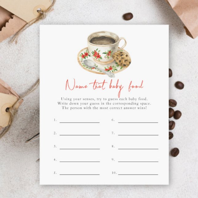 Le bébé brasse du café - Nom que l'alimentation po (Créateur téléchargé)