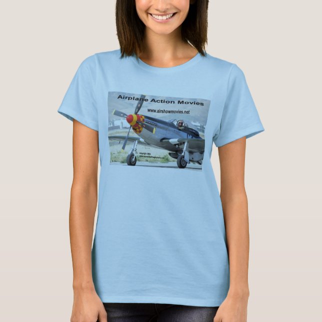 Le bébé de Ladie du mustang P-51 - T-shirt de (Devant)