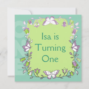 Le bébé fête son anniversaire Invitation