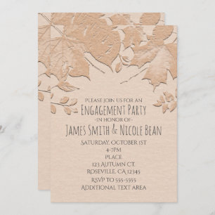 Le beige laisse le faire-part de mariage rustique