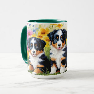 Le berger australien Puppy Mug