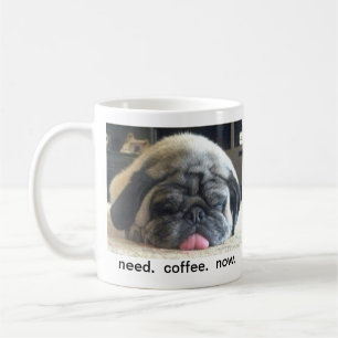 le besoin. café. maintenant. tasse