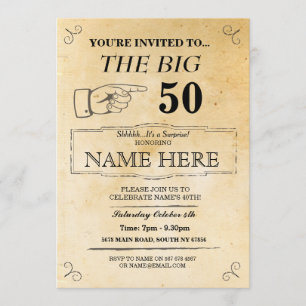 Le Big One Birthday Party Rustic Paper Invitation
