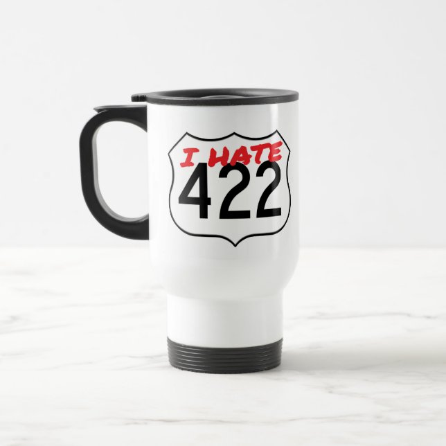Le blanc original je déteste la tasse de 422 (Gauche)