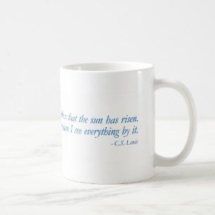 Le bleu cite - christianisme - C.S. Lewis - tasse