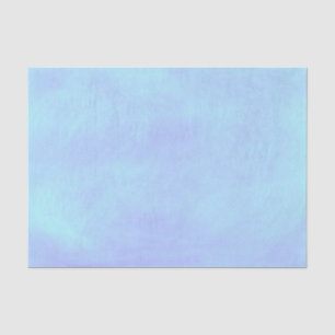 Le bleu de ciel de bébé mélange le papier de soie